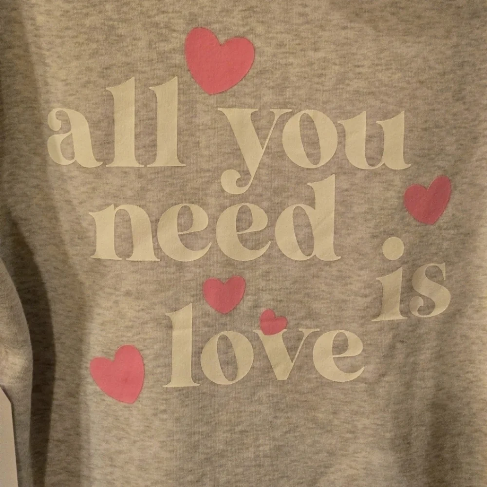 better / together Designed in New York Zip Up Hoodie Women XL Love & Hearts - Picture 4 of 15